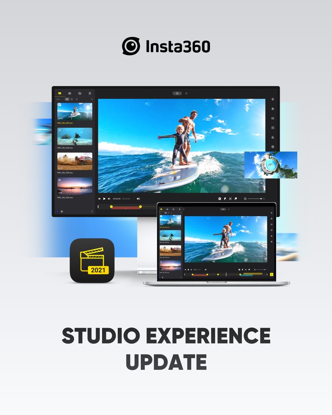 Insta360 Studio Update Bildbearbeitung noch einfacher