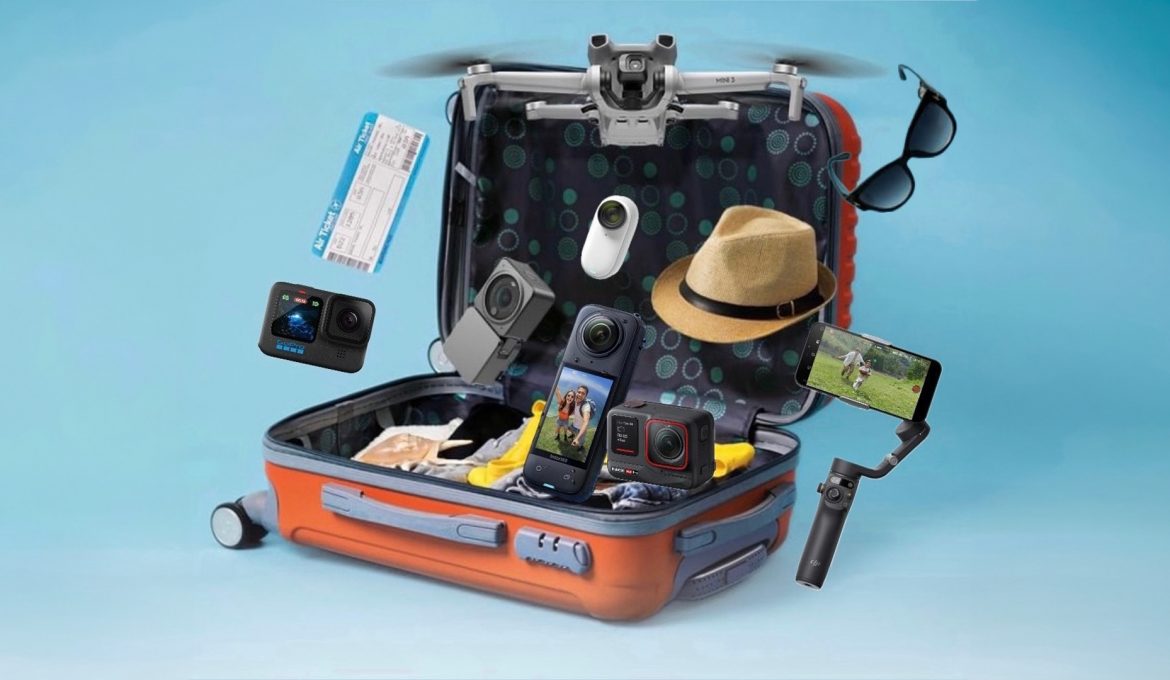 Kameras und Gadgets im Urlaubskoffer 2024