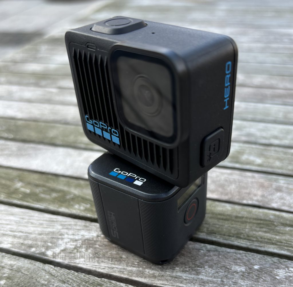 GoPro HERO auf Session gestapelt