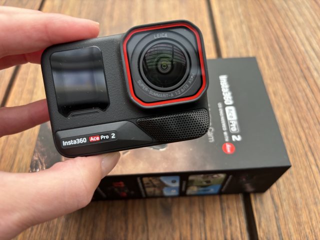 Insta360 Ace Pro 2 handheld over OVP