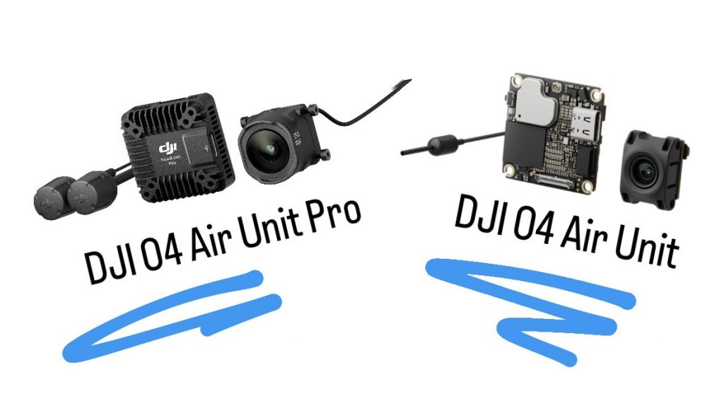 DJI O4 Air Unit und Pro